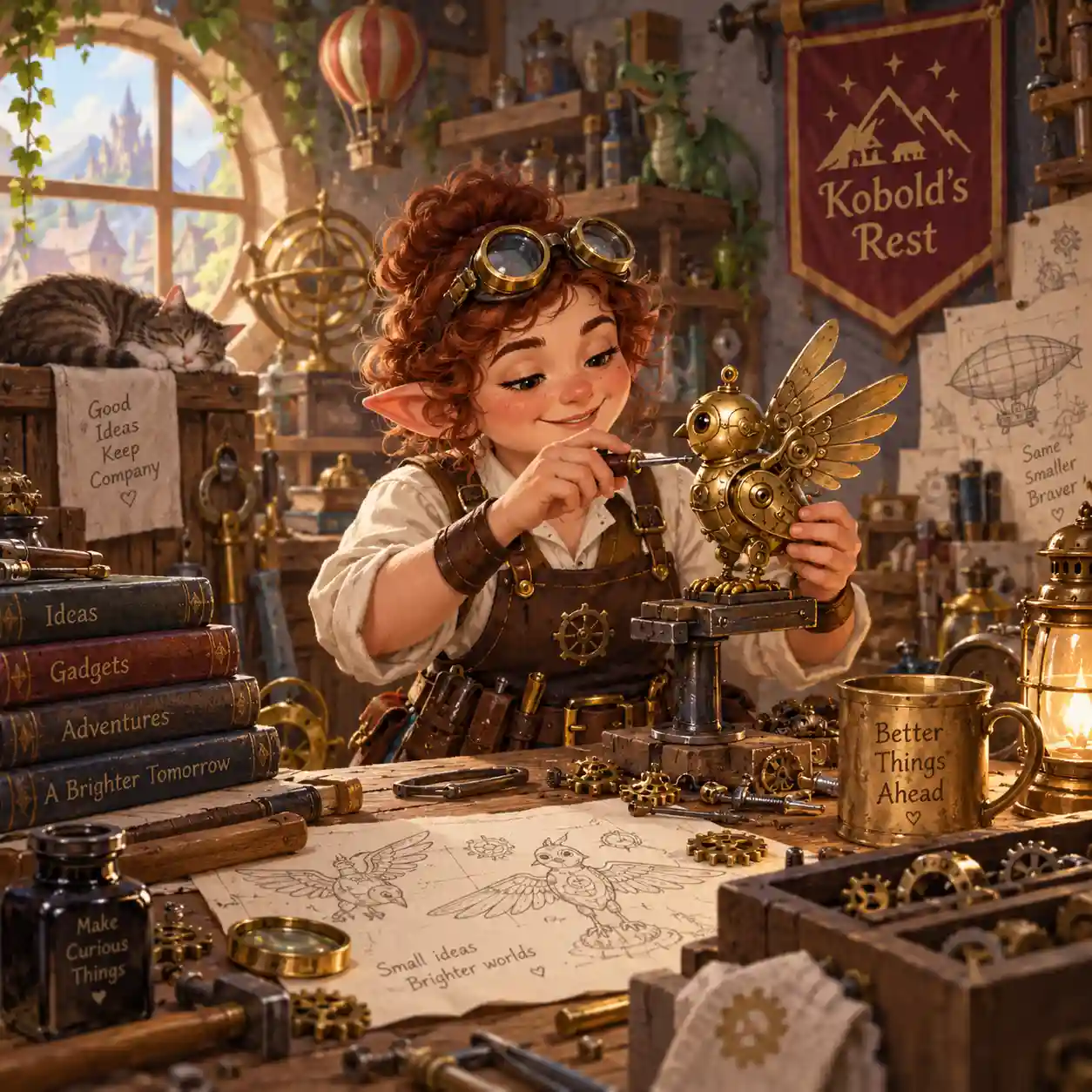 Mysterious fantasy scene with hidden clues and signs used for TTRPG foreshadowing